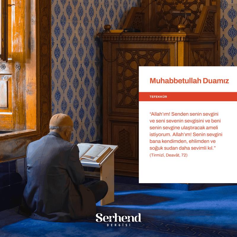 Tefekkür - Muhabbetullah Duamız