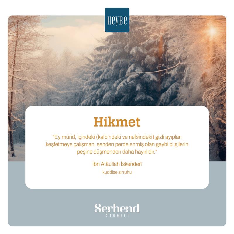 Heybe - Hikmet