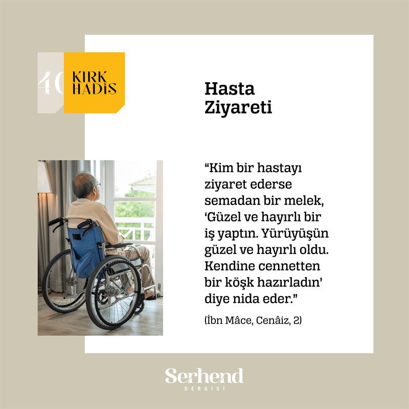 40 Hadis - Hasta Ziyareti