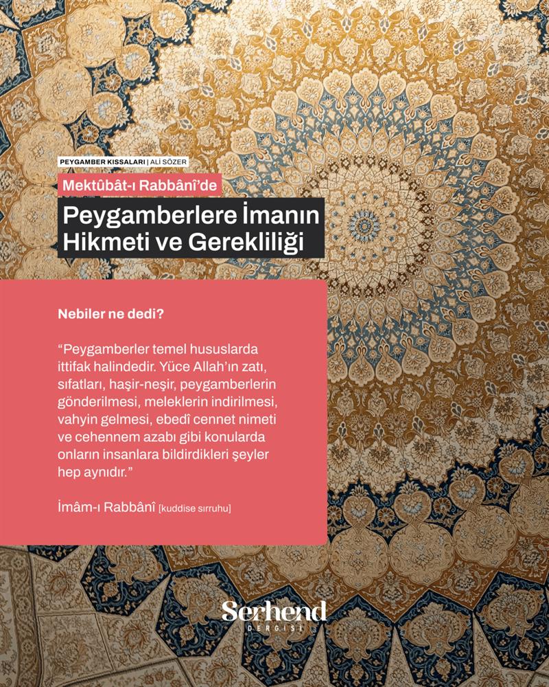 Peygamber Kıssaları - Mektûbât-ı Rabbânî’de Peygamberlere İmanın Hikmeti Ve Gerekliliği
