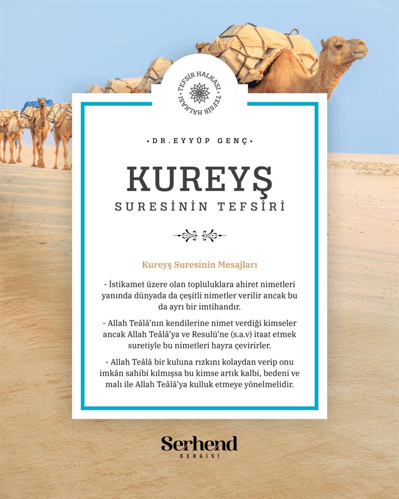 Tefsir Halkası - Kureyş Suresinin Tefsiri