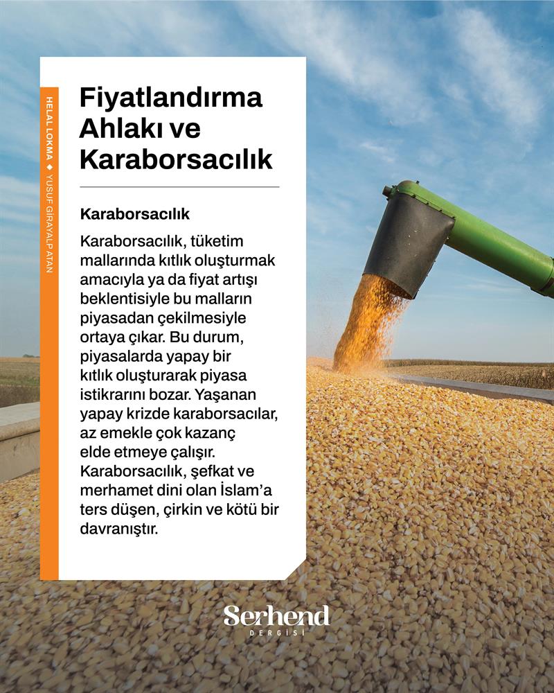 Helal Lokma - Fiyatlandırma Ahlakı Ve Karaborsacılık