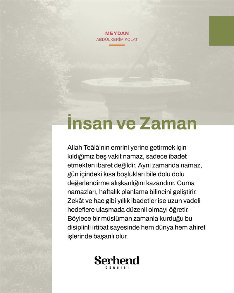 Meydan - İnsan Ve Zaman