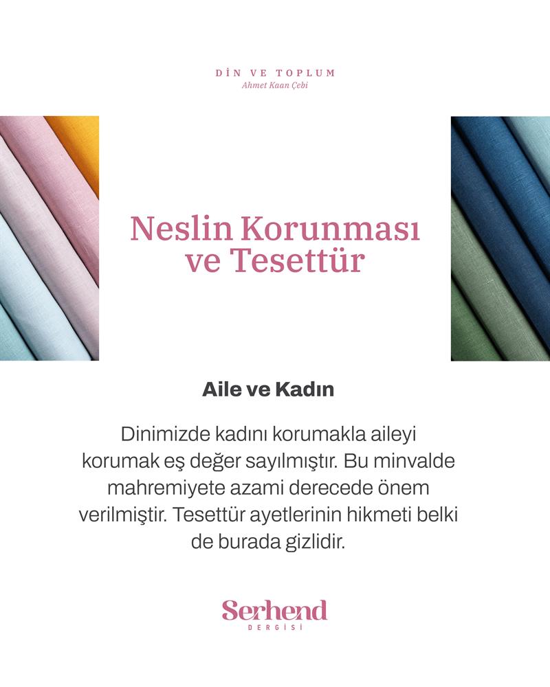 Din Ve Toplum - Neslin Korunması Ve Tesettür