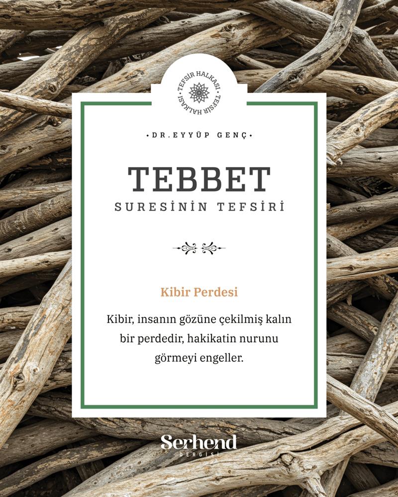 Tefsir Halkası - Tebbet Suresinin Tefsiri