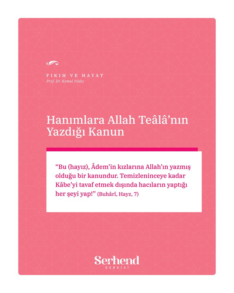 Fıkıh Ve Hayat - Hanımlara Allah Teâlâ’nın Yazdığı Kanun