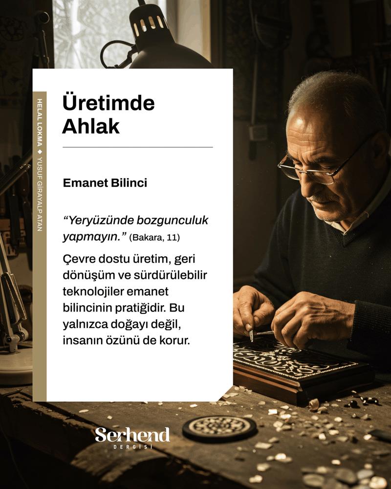 Helal Lokma - Üretimde Ahlak