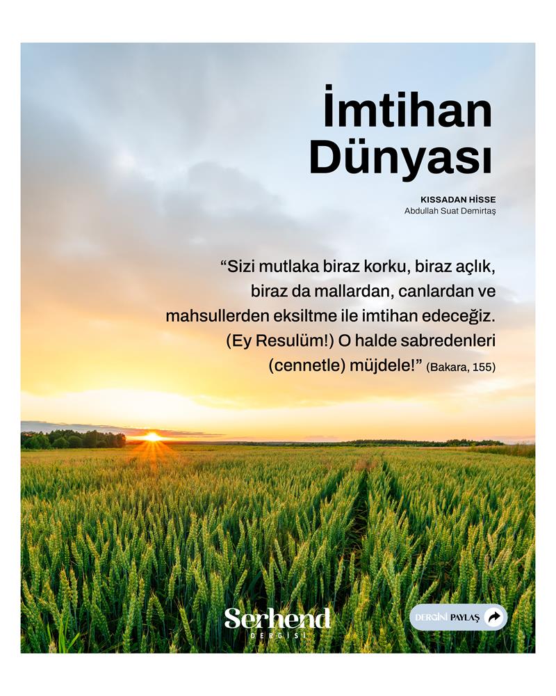Kıssadan Hisse - İmtihan Dünyası